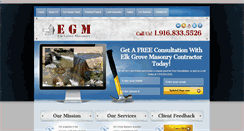 Desktop Screenshot of elkgrovemasonry.com